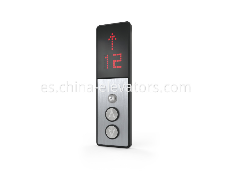 LOP de ascensor simple con pantalla de matriz de puntos Simplex Elevator LOP with Dot Matrix Display